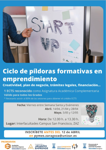 Ciclo de píldoras formativas en emprendimiento