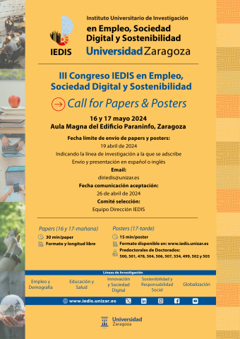 III Congreso IEDIS: Call for Papers and Posters