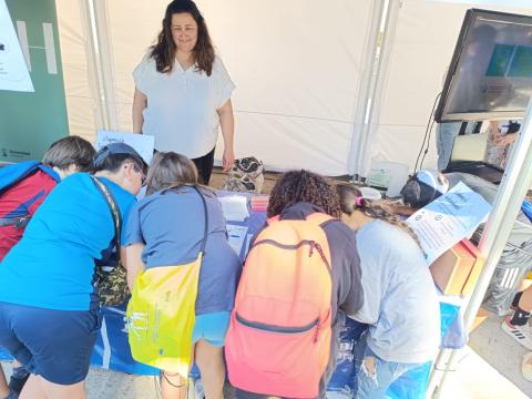 Imagen de miembros de IEDIS participando en la Green Week de Unizar