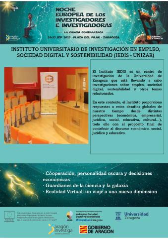Participación activa de IEDIS en La Noche Europea de l@s Investigador@s